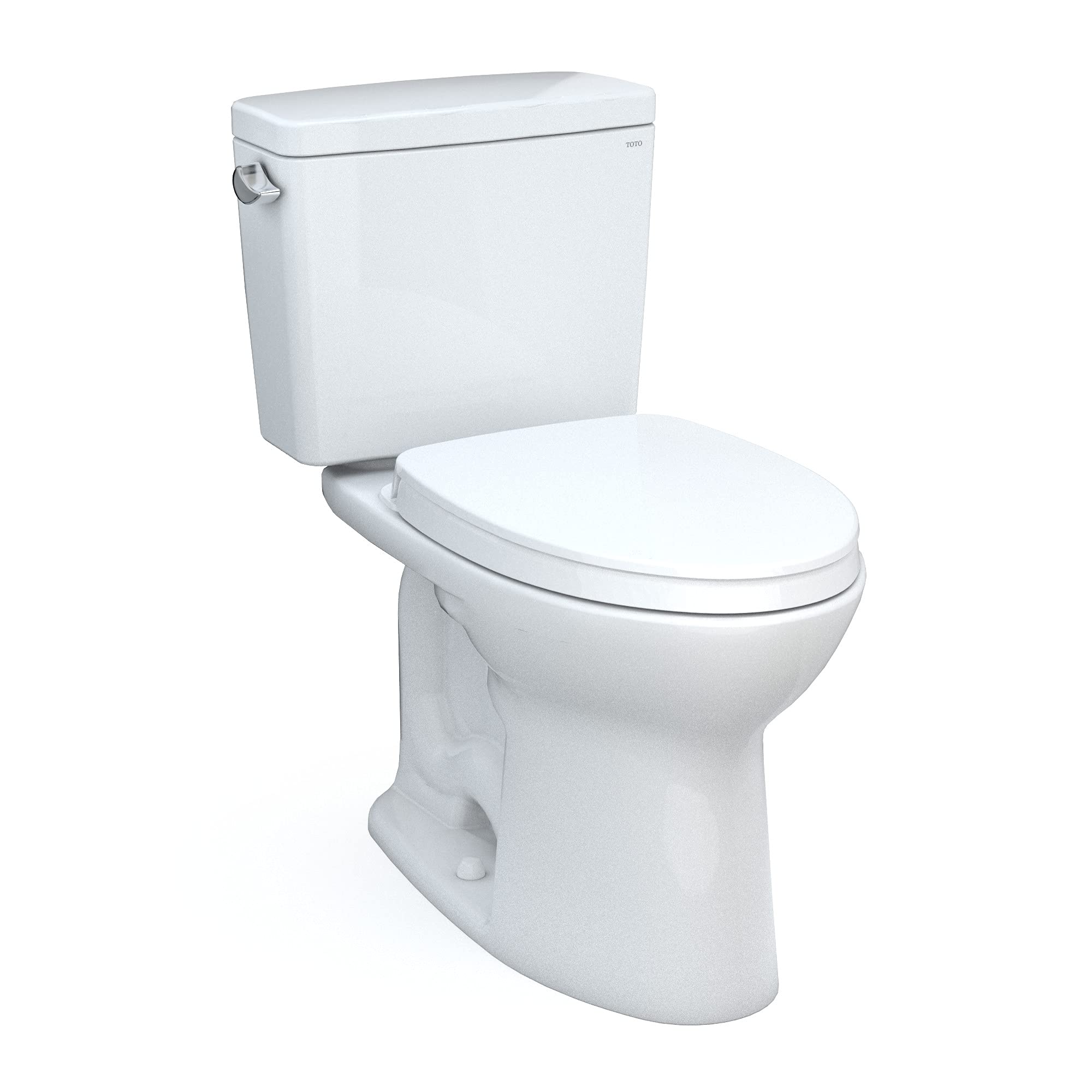 TOTO Drake Two-Piece Elongated 1.6 GPF TORNADO FLUSH Toilet