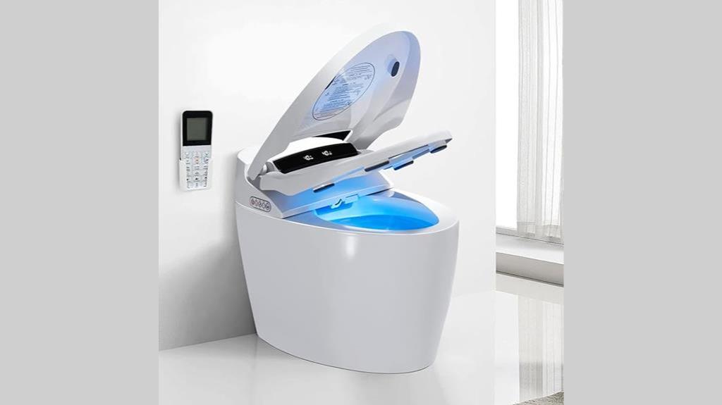 luxury and hygienic smart toilet