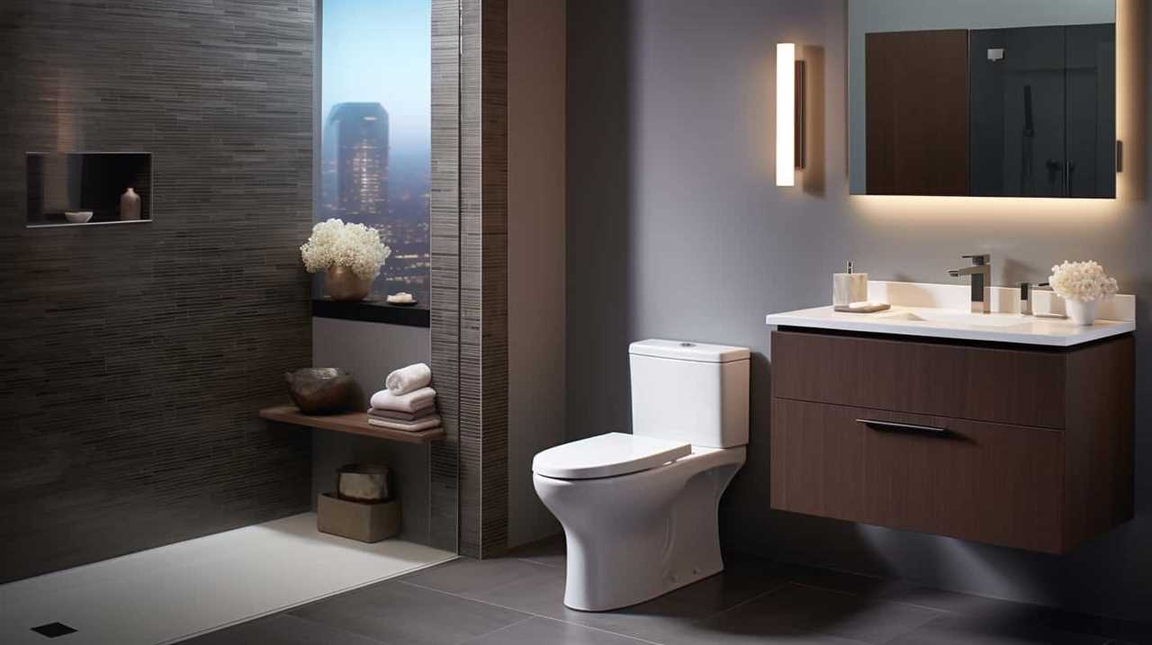 comfort height toilet with bidet