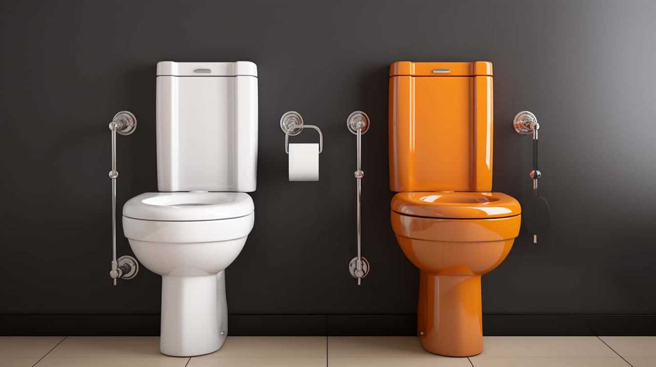 comfort height toilet with bidet