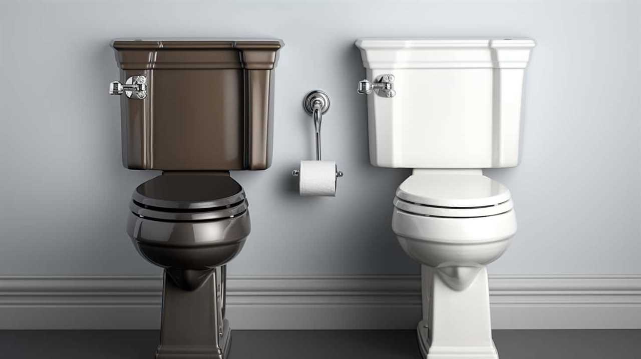 comfort height toilet with bidet