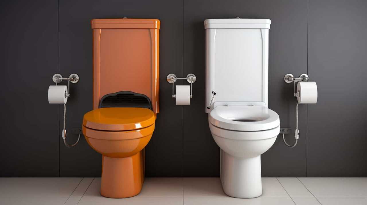 comfort height toilet with bidet