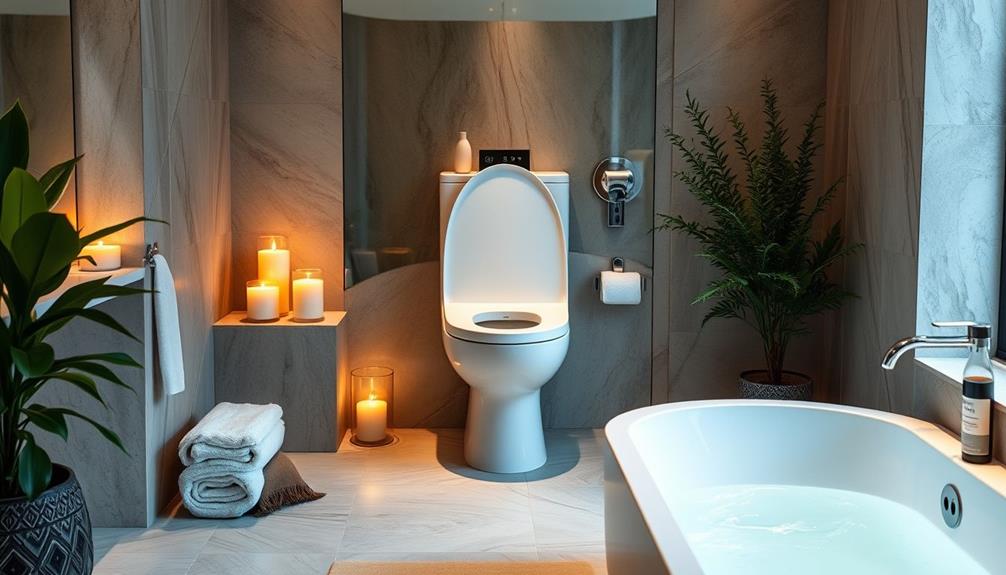 spa like smart toilet experience