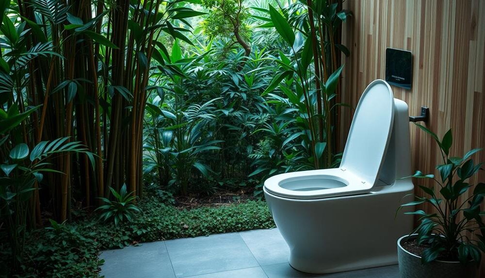 sustainable materials for toilets