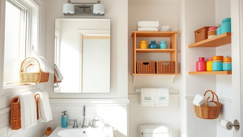 affordable bathroom storage hacks