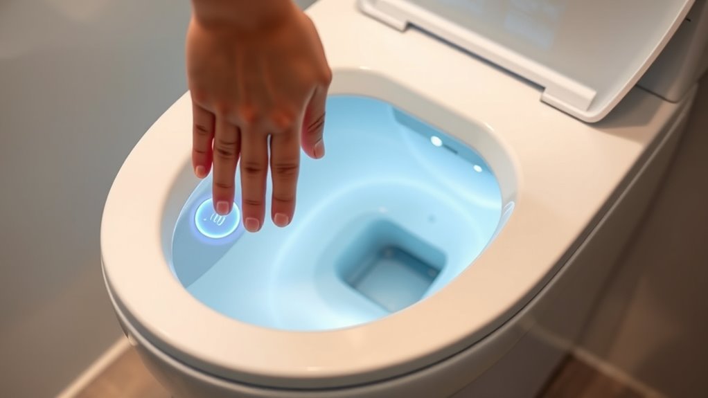 automatic sensor triggered flushing