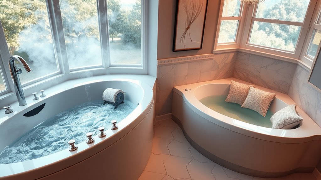 bathroom space and installation