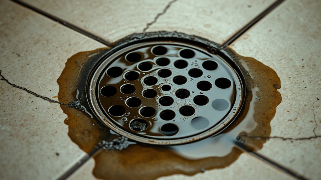 blocked drain odor prevention