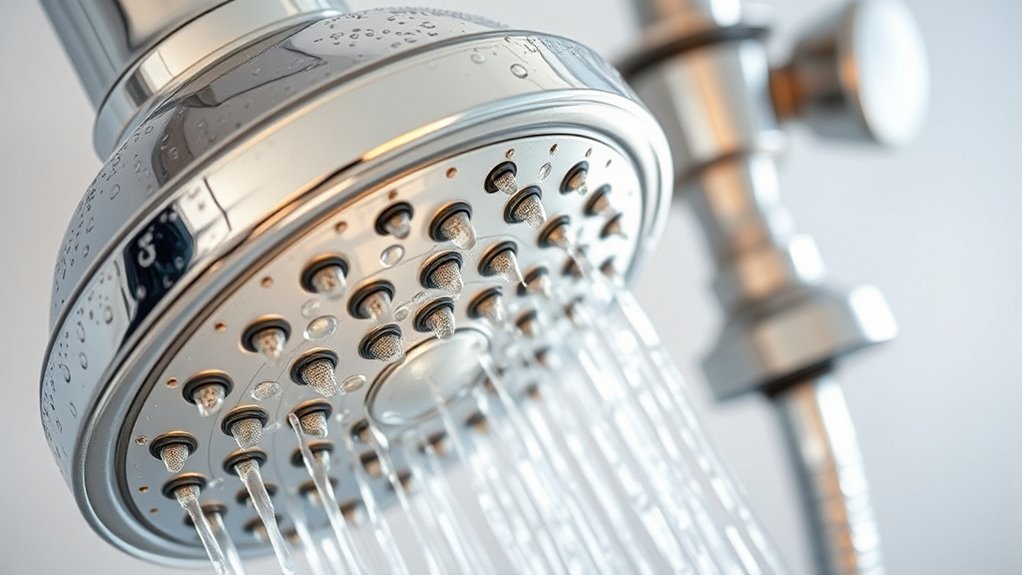 check showerhead and pipes