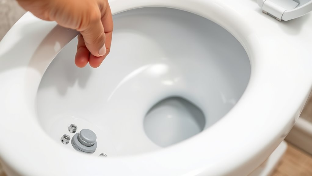 check toilet seat stability