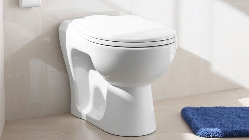 comfortable eco friendly elongated toilet
