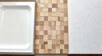 comparing shower base materials