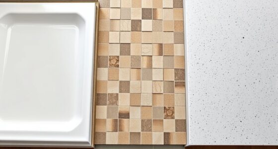 comparing shower base materials