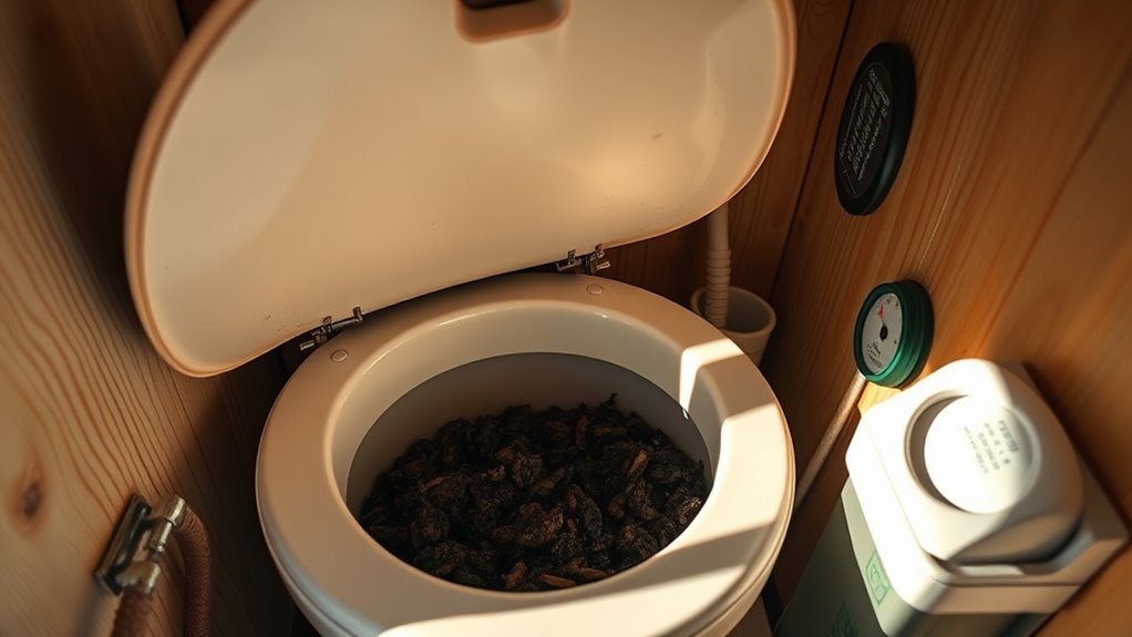 composting toilet component overview