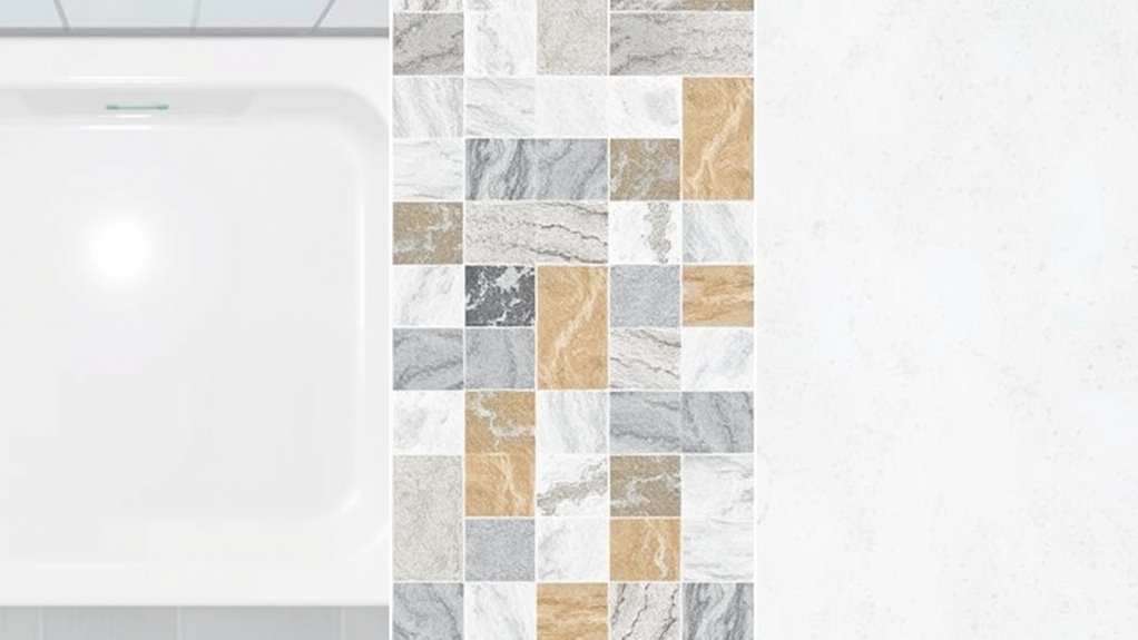 durable low maintenance shower surfaces