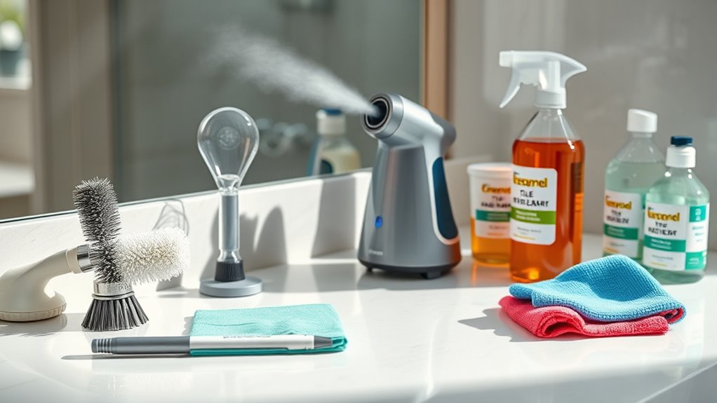 effective grout and tile cleaning tools