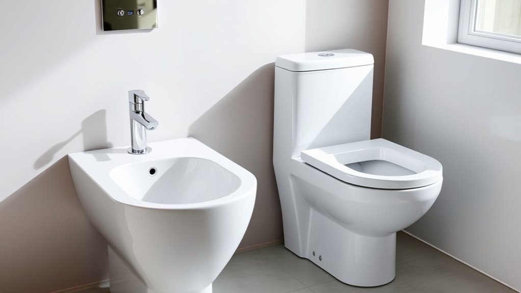 european modern bidet toilets