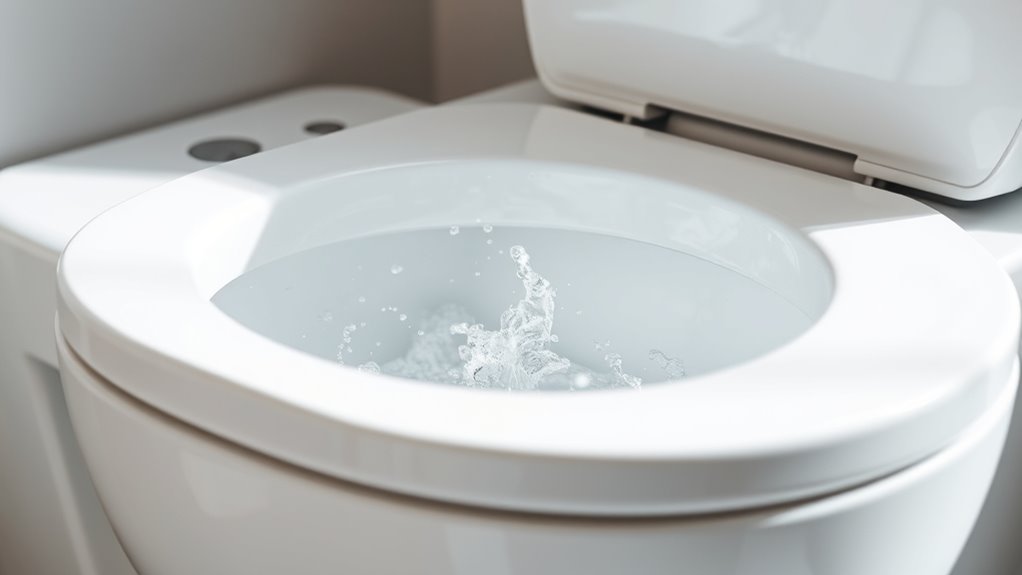 evaluate flushing efficiency noise