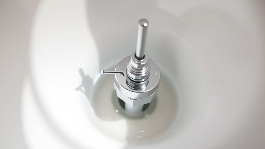 fill valve controls water level