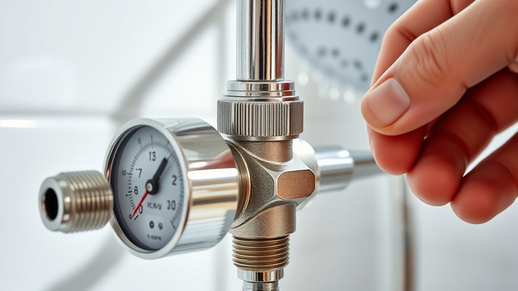 inspect water supply and regulator