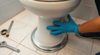 install bathroom toilet step by step