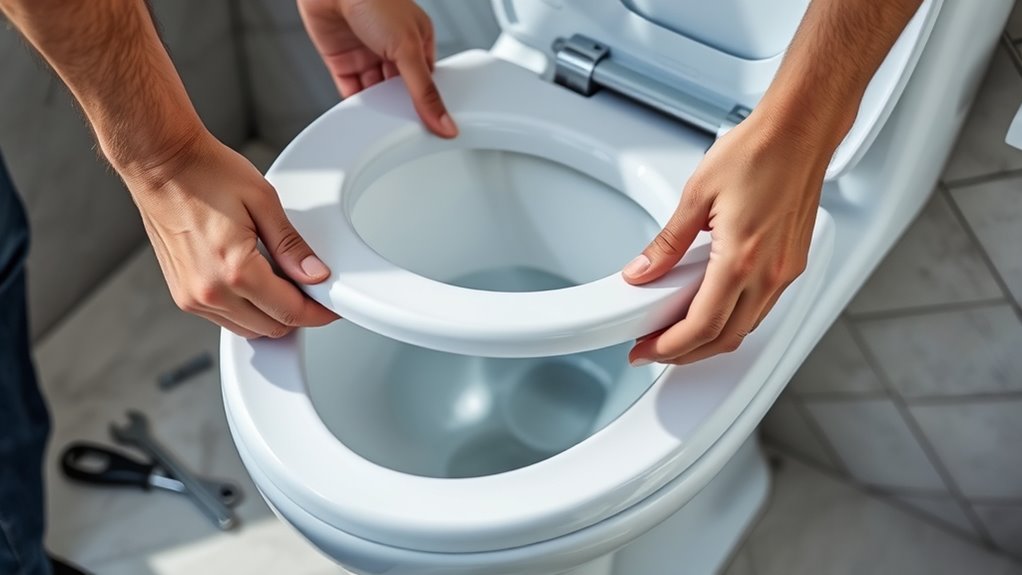 install bidet seat properly