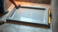installing a shower pan