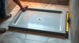 installing a shower pan