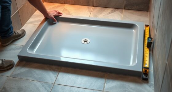 installing a shower pan