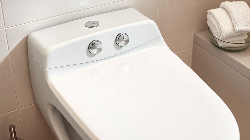 installing dual flush toilet