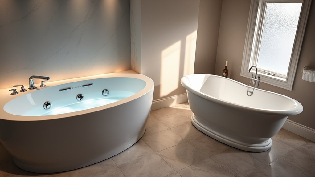 jetted tub material benefits