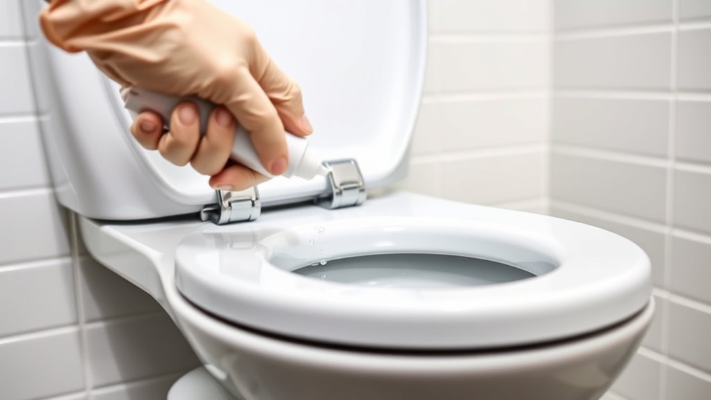 lubricate hinges for stability