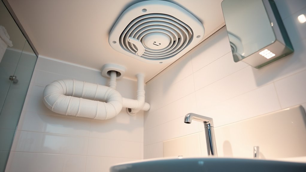 maintain bathroom ventilation properly