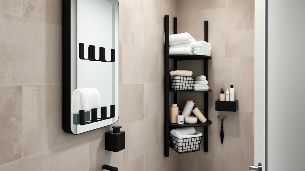 maximize bathroom space efficiently