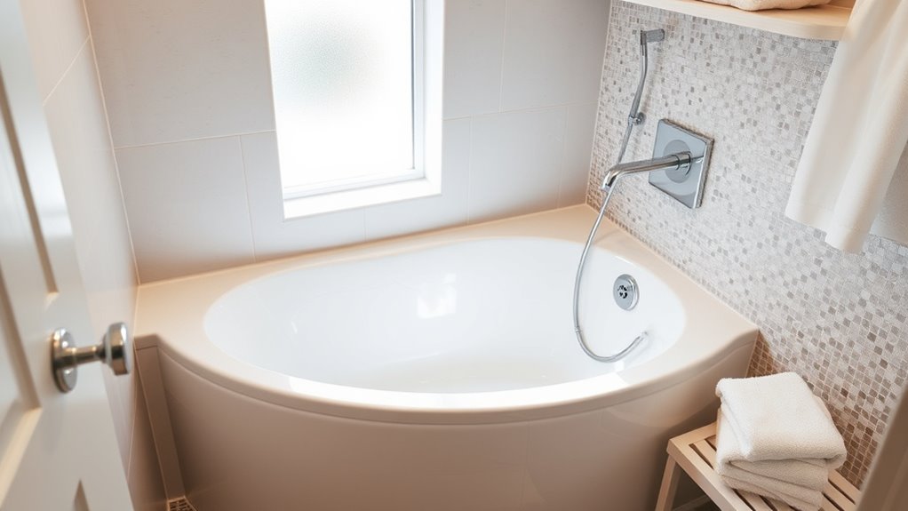 maximize small bathroom space