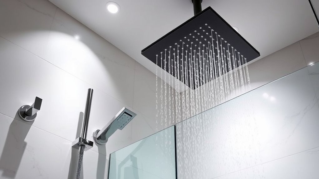 modern bathroom shower options
