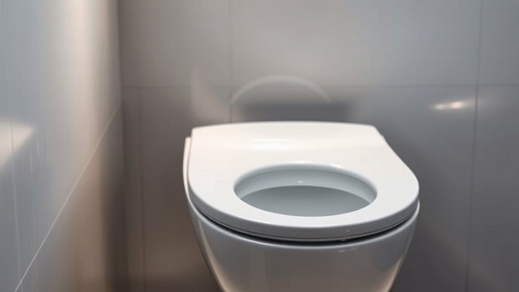 modern sleek intelligent toilet