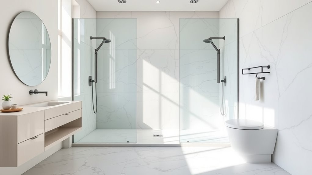 optimal shower space planning