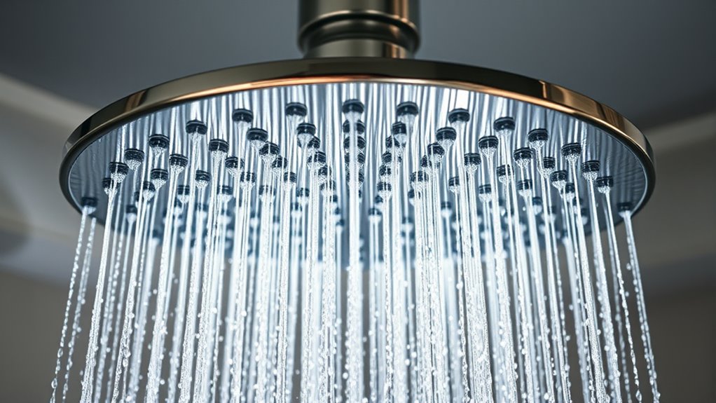 optimal shower water flow