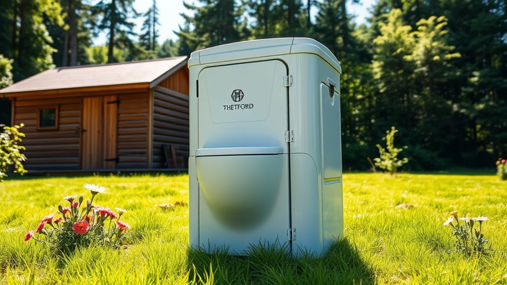portable reliable odor controlled toilet