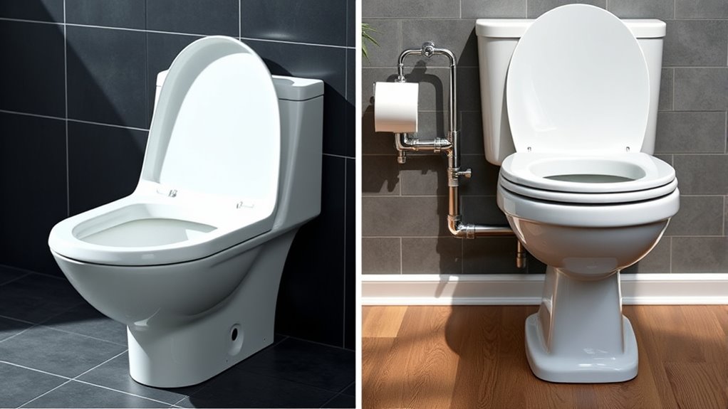 regional toilet installation standards