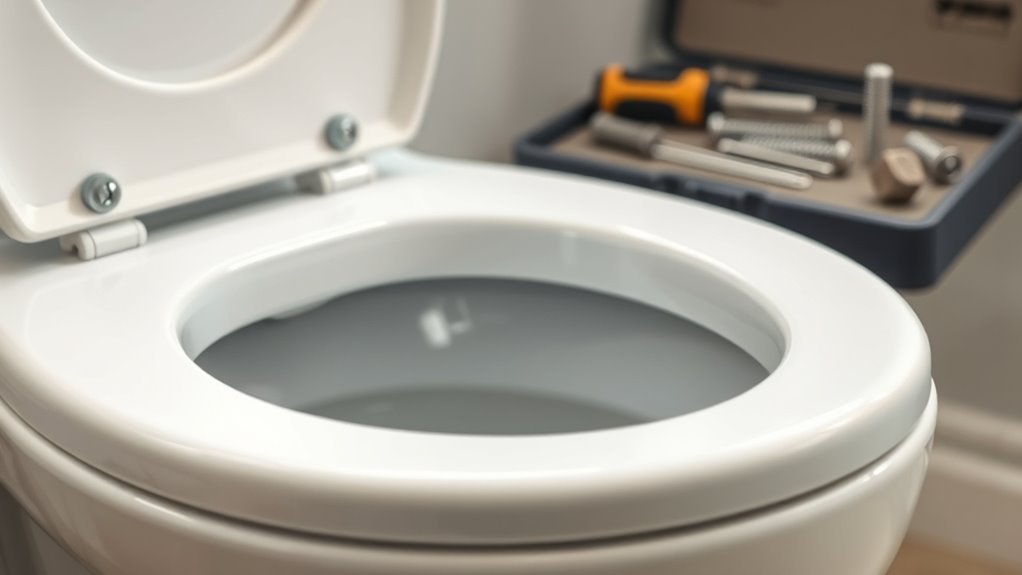 regular toilet seat maintenance