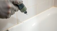 reseal shower tub surround