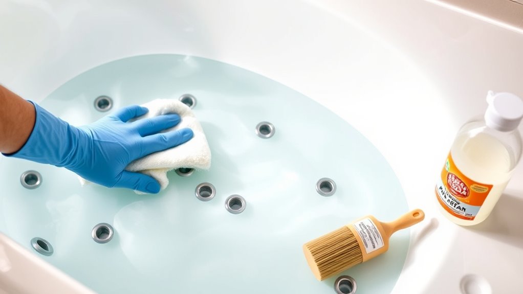 routine cleaning and inspection