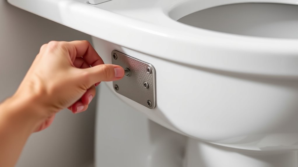 securely mount toilet bracket