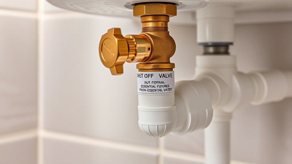 shut off outdoor water valves