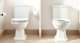 skirted toilets easier cleaning
