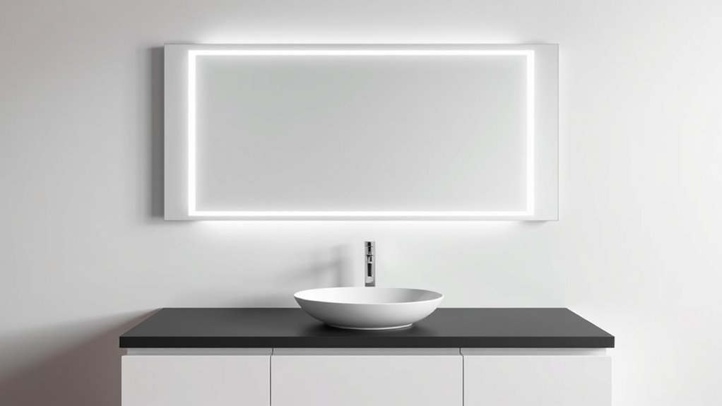 sleek minimalist vanity design