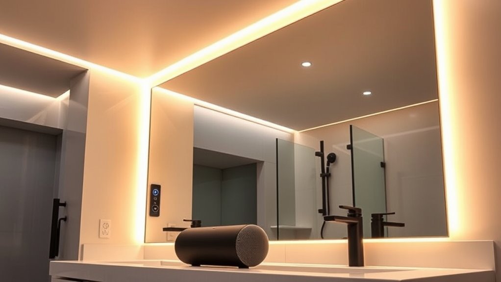 smart bathroom voice controls