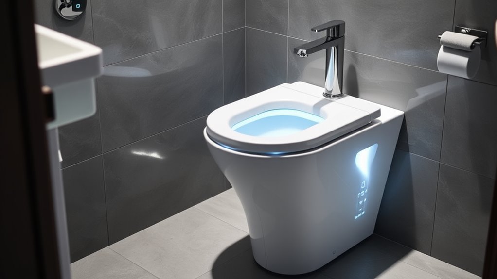smart bidet heated toilet